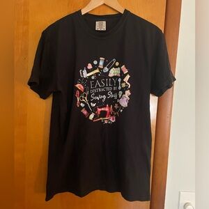 Sewing graphic tshirt sz M